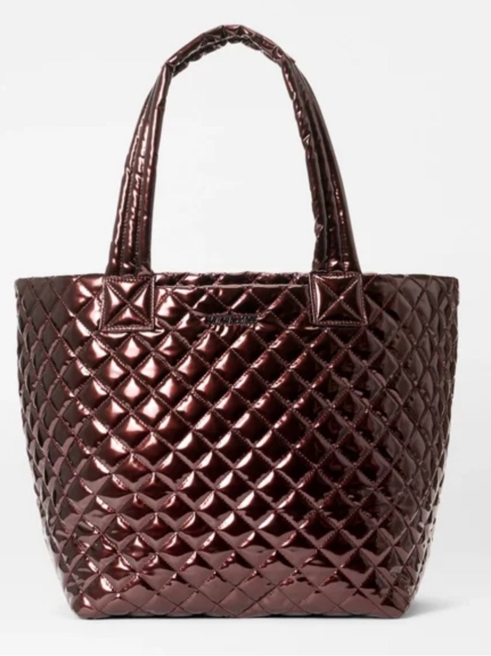 MZ Wallace Medium Metro City Tote in Bordeaux Lacquer EXCELLENT CONDITION